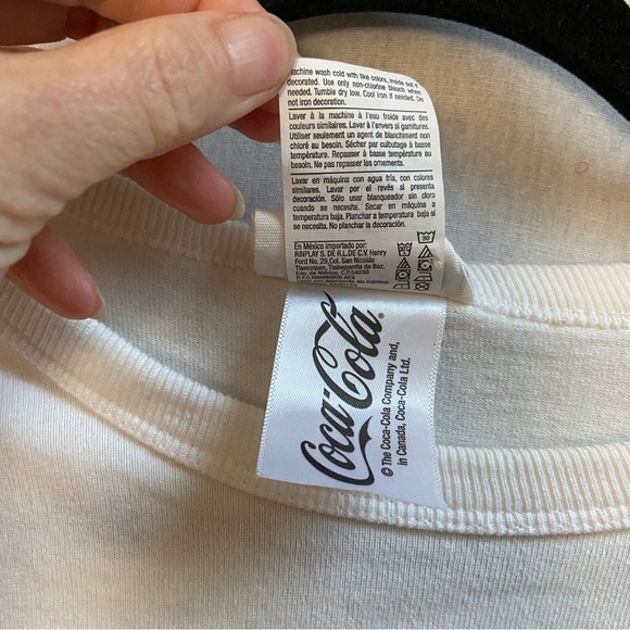 Champion x Coca Cola logo long sleeve tee Sz S - Picture 6 of 9